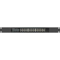 SWITCH LANBERG 24 PTOS 100MB POE+/2X COMBO GIGABIT ETHERNET 360W V2 RACK 19" SWITCH LANBERG 24 PTOS 100MB POE+/2X COMBO GIGABIT ETHERNET 360W V2 RACK 19"