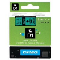 DYMO Cinta LM D1 9mmx7m Negro/verde