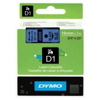 DYMO Cinta LM D1 19mmx7m Negro/azul