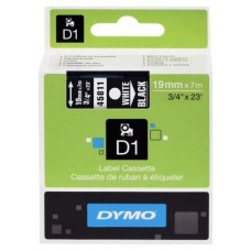 DYMO Cinta LM D1 19mmx7m Blanco/negro