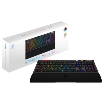 TECLADO MSI STRIKE PRO WIRELESS SILENT ES (Espera 4 dias) TECLADO MSI STRIKE PRO WIRELESS SILENT ES (Espera 4 dias)