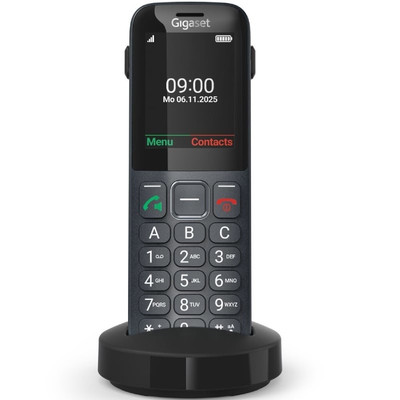Gigaset Comfort 600 SIM 6,1 cm (2.4") 118 g Negro, Gris (Espera 4 dias)
