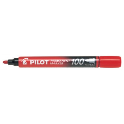 MARCADOR PERMANENTE PUNTA CONICA SCA-100 ROJO PILOT SCA-100-R (MIN12) (Espera 4 dias)