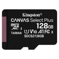 MICRO SD 128 GB CANVAS SELECT PLUS  1 ADAP. CLASS 10 KINGSTON (Espera 4 dias)