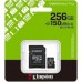 Kingston Technology 256GB microSDXC Canvas Select Plus Gen3 150MB/s A1 (Incluye adaptador de SD) (Espera 4 dias)