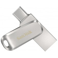 Sandisk Ultra Dual Drive Luxe unidad flash USB 64 GB USB Type-A / USB Type-C 3.2 Gen 1 (3.1 Gen 1) Acero inoxidable (Espera 4 dias)