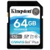 Kingston Canvas Go! Plus SD 64GB class 10 U3 V30