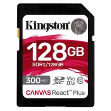 Kingston Technology Canvas React Plus 128 GB SD UHS-II Clase 10 (Espera 4 dias)