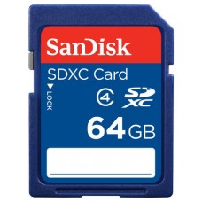 SanDisk 64GB SDXC memoria flash Clase 4 (Espera 4 dias)