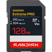 SanDisk Extreme PRO SD UHS-II V90 Card - 128GB SDXC (Espera 4 dias) SanDisk Extreme PRO SD UHS-II V90 Card - 128GB SDXC (Espera 4 dias)