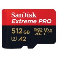 SanDisk Extreme PRO 512 GB MicroSDXC UHS-I Clase 10 (Espera 4 dias)