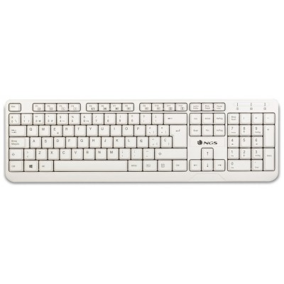 TECLADO NGS WIRED SPIKE BLANCO