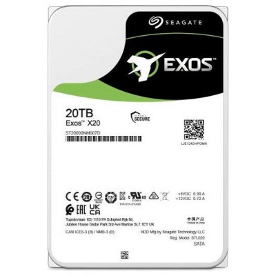 Seagate Exos X20 ST20000NM007D 20TB 6GB/S 3.5"