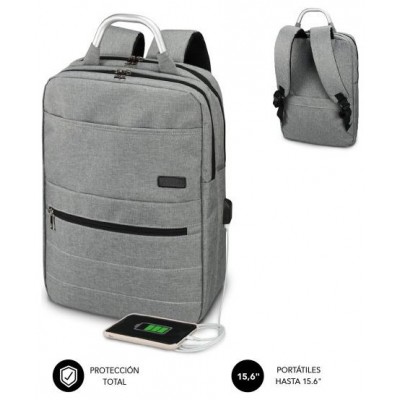 SUBBLIM MOCHILA ELITE AIRPADDING 15.6"" GREY (Espera 4 dias)