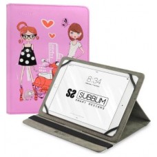 SUBBLIM Funda Tablet Universal TRENDY CASE FASHION GIRLS 10.1" (Espera 4 dias)