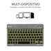 SUBBLIM Teclado Retroiluminado Bluetooth Smart Backlit BT Keyboard Grey (Espera 4 dias)