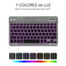 SUBBLIM Teclado Retroiluminado Bluetooth Smart Backlit BT Keyboard Grey (Espera 4 dias)