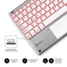 SUBBLIM Teclado Bluetooth Smart Backlit BT Keyboard Touchpad Silver (Espera 4 dias)