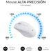 TECLADO + RATON OFFICE PROWAVE WIRELESS BLANCO SUBBLIM (Espera 4 dias)
