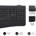 SUBBLIM Teclado con rat&oacute;n COMBO DUAL OFFICE PROWAVE BLACK (Espera 4 dias)