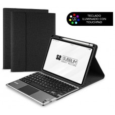 FUNDA CON TECLADO RETROILUMINADO KEYTAB PRO BL BT TOUCHPAD IPAD PRO 12,9 2021/20 BLACK (Espera 4 dias)