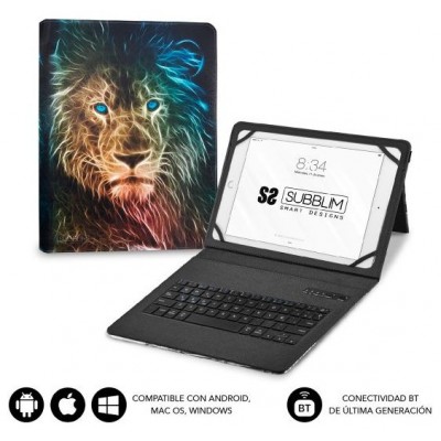 FUNDA TABLET SUBBLIM KEYTAB PRO BT TRENDY LEON