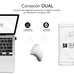 RATON OPTICO DUAL GLIDE VERTICAL ERGO DUAL BATERIA BLANCO SUBBLIM (Espera 4 dias) RATON OPTICO DUAL GLIDE VERTICAL ERGO DUAL BATERIA BLANCO SUBBLIM (Espera 4 dias)