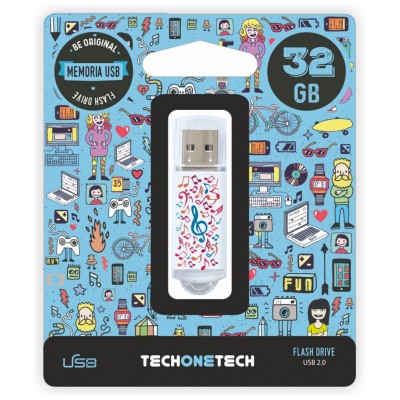 PENDRIVE TECH1TECH-MUSIC D 32GB