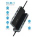 DOCKING STATION 10 PUERTOS USB-C VGA/HDMI/4xUSB/USB-C PD/LECTOR/RJ4 GRIS VENTION (Espera 4 dias)