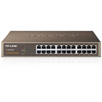 TP-LINK SWITCH 24 PORT 10/100 RACK 13"" (Espera 4 dias)