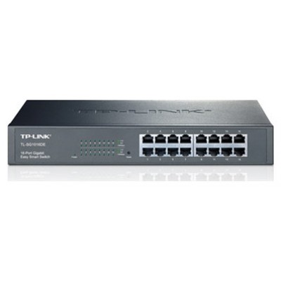 SWITCH SEMIGESTIONABLE TP-LINK TL-SG1016DE 16P GIGABIT 19" RACK (Espera 4 dias)