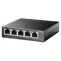 SWITCH TP-LINK PROFESSIONAL 5 PORT GIGABIT EASY SMART 4 PORT POE+