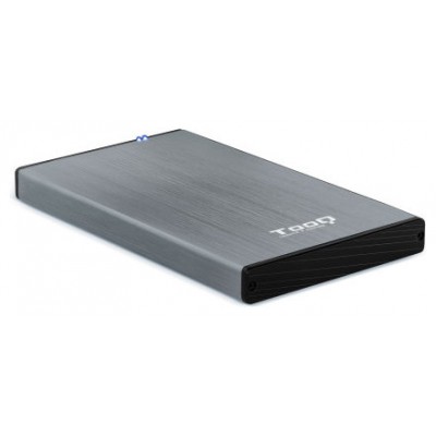 CAJA EXTERNA 2.5 TOOQ 95 MM SATA USB 3.0/3.1 GEN1 GRIS