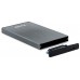 CAJA EXTERNA 2.5 TOOQ 95 MM SATA USB 3.0/3.1 GEN1 GRIS