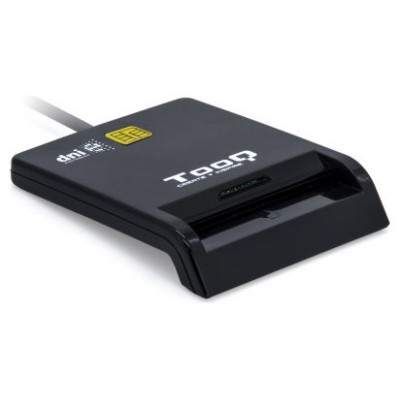 LECTOR TARJETA MEMORIA EXTERNO TOOQ DNIE USB-C  NEGRO