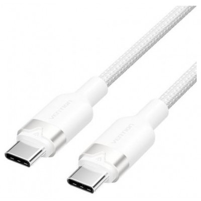 CABLE USB-C A USB-C 3A 1 M BLANCO VENTION (Espera 4 dias)