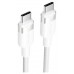 CABLE USB-C A USB-C 3A 1 M BLANCO VENTION (Espera 4 dias)