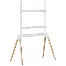 SOPORTE DE SUELO GEMBIRD PARA TV 55" - 86" BLANCO/MADERA SOPORTE DE SUELO GEMBIRD PARA TV 55" - 86" BLANCO/MADERA
