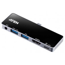 ATEN Docking station de viaje USB-C con pasarela de alimentación (Espera 4 dias)