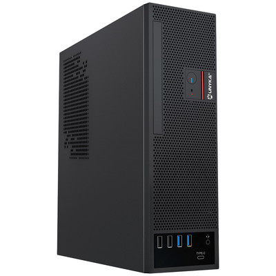 Caja Slim UK3006 8L SFF Micro ATX Black Con Soporte