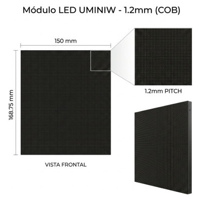 UNILUMIN MODULE 150X168.75 FOR CABINET UMINIW 1.2 LED COB SIZE: 600X337.5 MM BRIGHTNESS: 800 NITS REFRESH RATE 3840HZ MAINTENANCE FRONT (AUN2E4869B) (Espera 4 dias) UNILUMIN MODULE 150X168.75 FOR CABINET UMINIW 1.2 LED COB SIZE: 600X337.5 MM BRIGHTNESS: 800 NITS REFRESH RATE 3840HZ MAINTENANCE FRONT (AUN2E4869B) (Espera 4 dias)