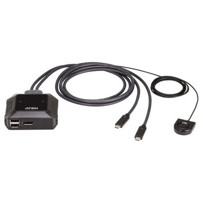 ATEN 2-PORT USB-C 4K DISPLAYPORT KVM SWITCH (US3312-AT) (CP20) (Espera 4 dias)