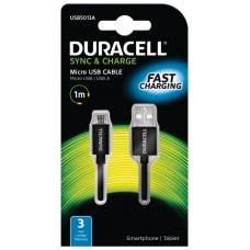 CABLE DURACELL USB-MICRO USB NEGRO