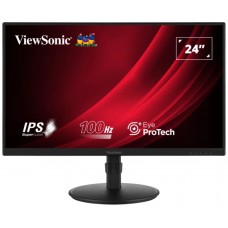 MONITOR VIEWSONIC 23,8" VA2408-HDJ FHD IPS LED VGA HDMI DP AJUS. ALTURA