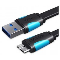 CABLE MICRO USB A USB-A 3.0 M-M 2 M NEGRO VENTION (Espera 4 dias)