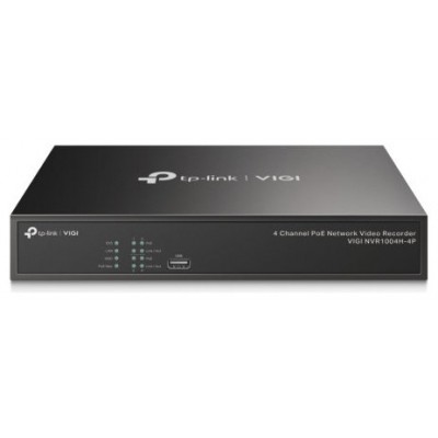 TP-Link VIGI NVR1004H-4P-2TB Grabadore de vídeo en red (NVR) Negro (Espera 4 dias) TP-Link VIGI NVR1004H-4P-2TB Grabadore de vídeo en red (NVR) Negro (Espera 4 dias)