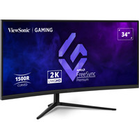 MONITOR VIEWSONIC 34" 21:9, 3440 x 1440, VA, 1500R curved gaming monitor, 180Hz, 1ms MPRT MONITOR VIEWSONIC 34" 21:9, 3440 x 1440, VA, 1500R curved gaming monitor, 180Hz, 1ms MPRT