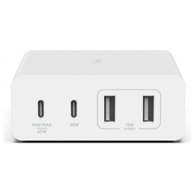 CARGADOR USB-C BELKIN 108W WCH010VFWH 2XUSB-C 2XUSB-A