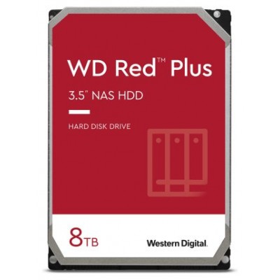 HDD WD NAS 3.5" 8TB 5640RPM 256MB SATA3 RED PLUS (Espera 4 dias)