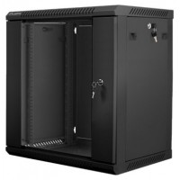 ARMARIO LANBERG MURAL RACK 10" 12U 600X600 FLAT PACK NEGRO